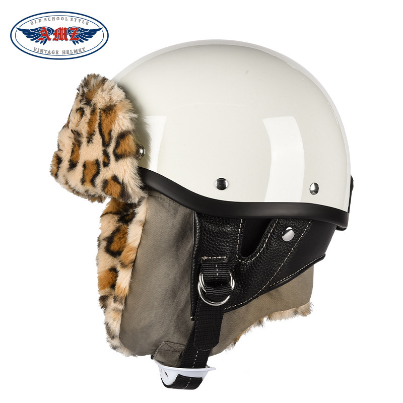 AMZ豹纹雷锋帽男女通用头盔保暖防风护耳防冻冬季保暖帽子,淘宝优惠券,粉丝福利购,淘宝优惠卷