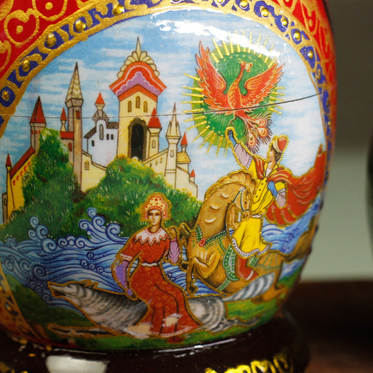 High-end painted Russian 10-layer matryoshka doll