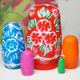 Special offer hand-painted Russian matryoshka doll 5 layers