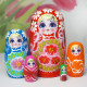 Special offer hand-painted Russian matryoshka doll 5 layers