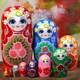 10-layer Russian nesting doll Harbin tourist souvenir