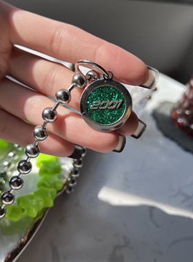 日韩新款亚克力珠子荧光绿