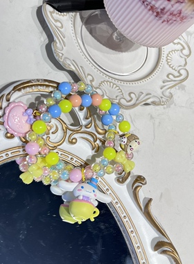 玉桂狗系列彩色百搭女装饰