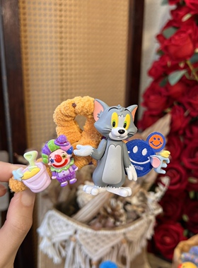 毛线缠绕彩色少女心后脑勺发抓