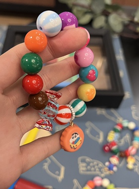 串珠马里奥兄弟手环饰品网红