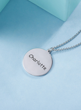 纯银925项链绘画涂鸦作品做项链