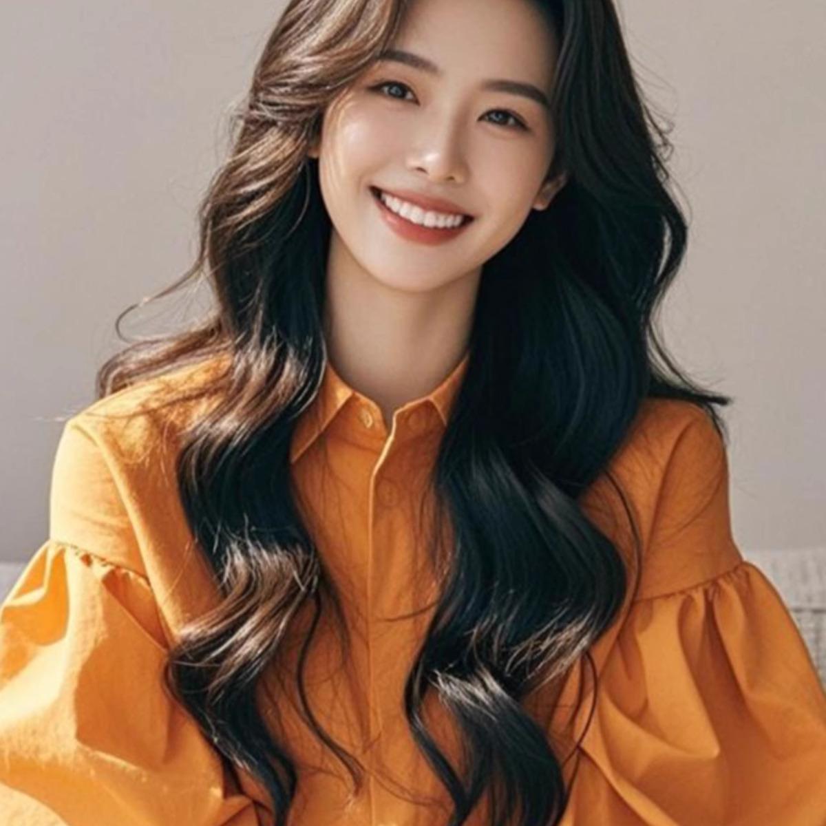 专柜撤回新款橙色灯笼袖单排扣衬衫女装冷淡系高级感独特别致上衣 - 图3