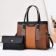 High-end and elegant ladies handbag 2026 new spring and summer fashion crocodile pattern middle-aged mother cross-body tote bag