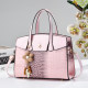 High-end and atmospheric commuter women's handbag 2026 new fashion crocodile pattern middle-aged mother's cross-body tote bag