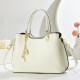 Hong Kong soft leather mother bag wedding bag bridal bag red happy mother-in-law wedding middle-aged handbag women's bag