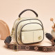 Versatile textured hand-held crossbody bag for women 2026 new spring and summer small square bag for work and commuting, multi-layered and large capacity