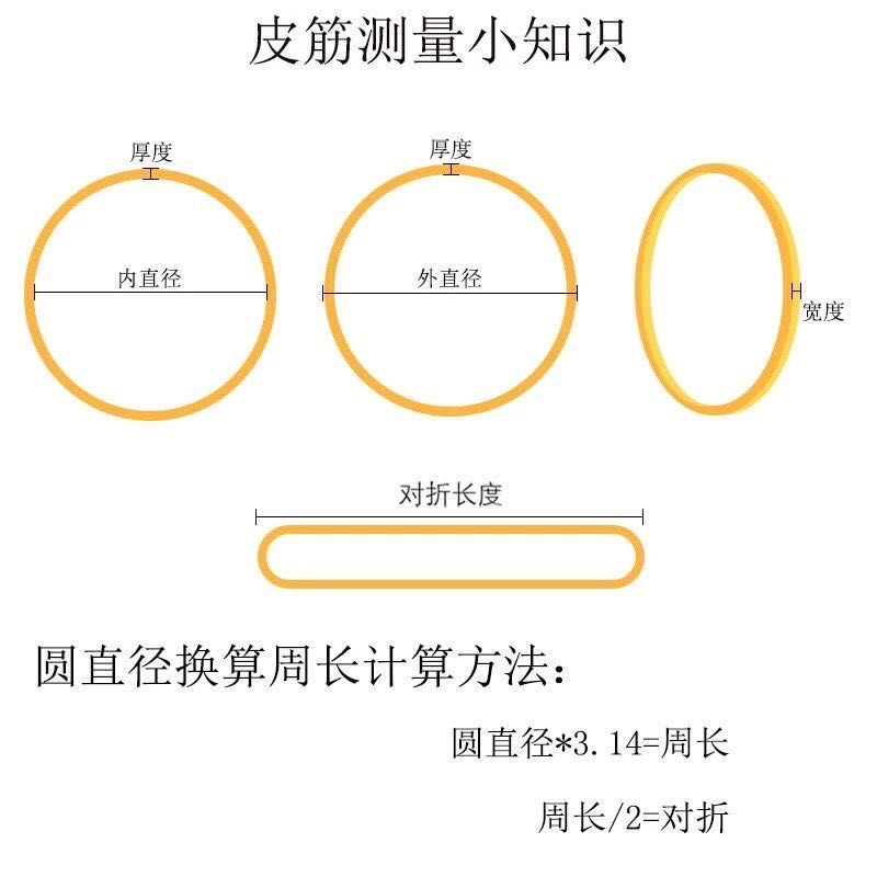 越南橡皮筋橡胶圈黄色牛皮筋高弹力橡皮圈捆菜耐拉乳胶圈皮筋皮套-图0