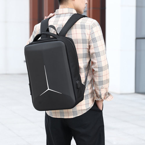适用联想Y9000P拯救者r7000笔记本电脑包戴尔惠普15.6双肩包17.3华硕ROG神舟华为荣耀16游戏本18寸硬壳背包 - 图0