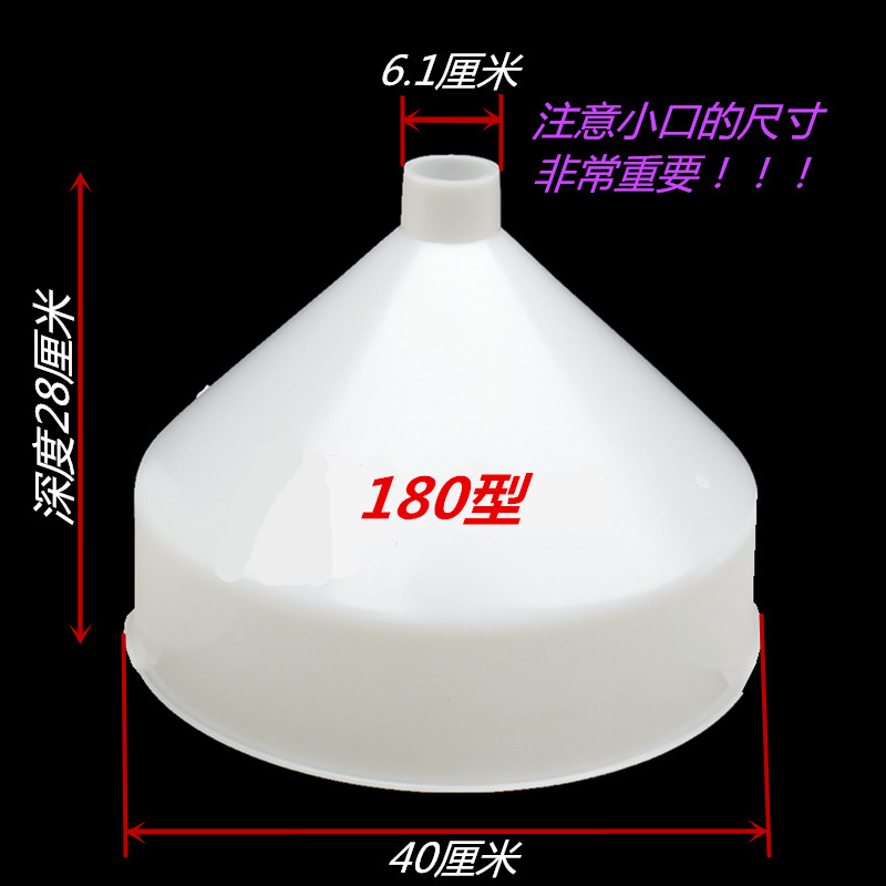 镇江产Z100 125 凌海150 型豆浆机磨浆机塑料进料口  漏斗 下料斗 - 图3