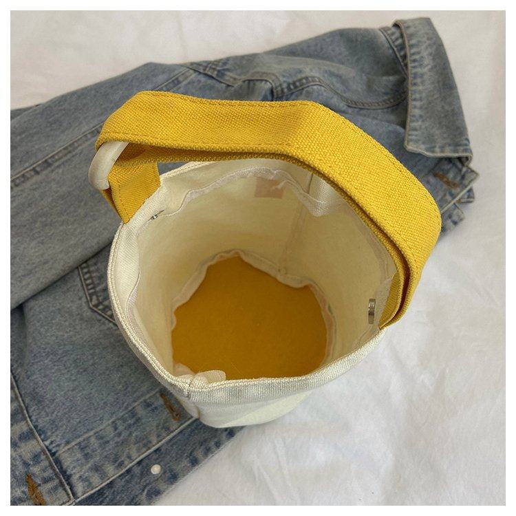 2024新款手提袋子女帆布包饭盒便当包上班水桶包小拎包外出手提包,淘宝优惠券,粉丝福利购,淘宝优惠卷