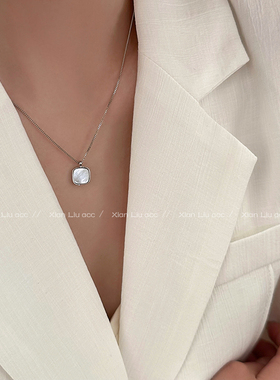 贝壳项链~轻奢小众女款2025年新款设计感高级颈链金色锁骨链配饰