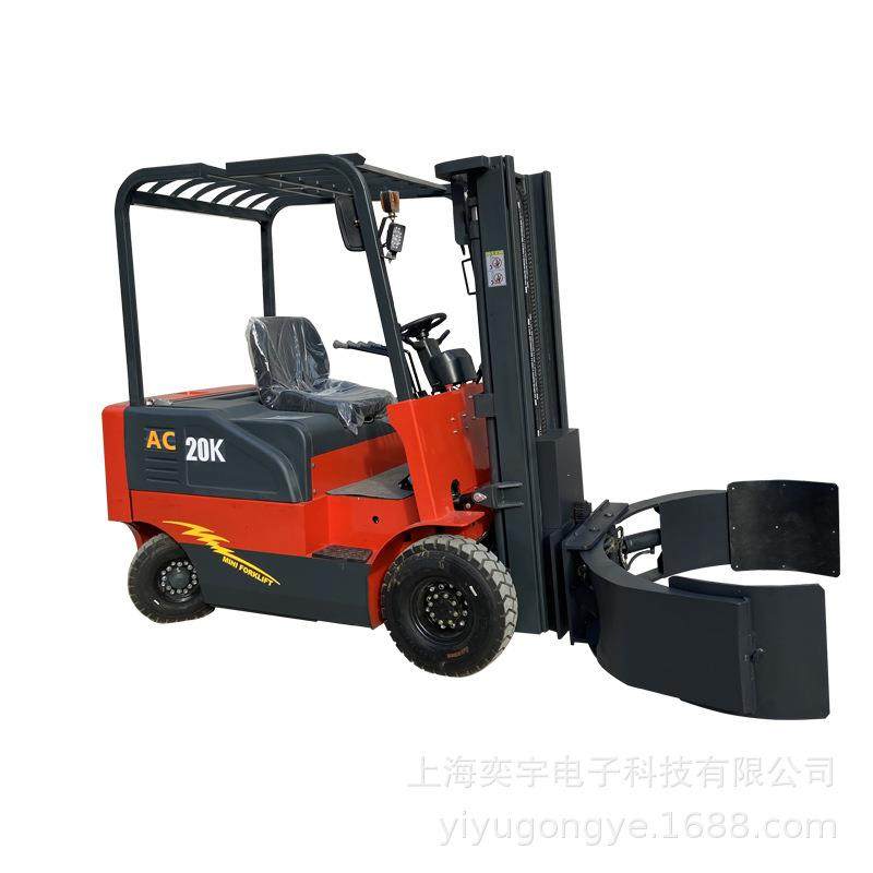 四轮座驾式电动抱夹升高翻转叉车纸卷型全自动夹包升降装卸堆高车,淘宝优惠券,粉丝福利购,淘宝优惠卷