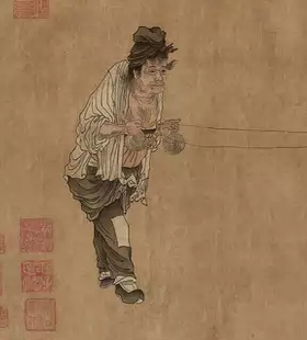北宋 王居正纺车图 绢本国画名家艺术加厚纸绢布宣纸高清微喷打印