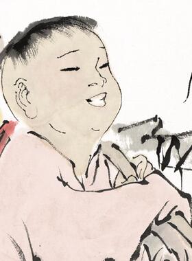 范曾 老子出关45*69.8名家字画 国画装饰画芯 画心宣纸高清微喷打
