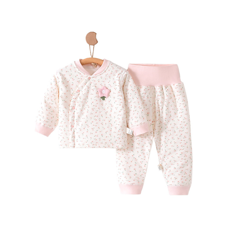 Cotton pure cotton baby quilted underwear for spring, autumn and winter