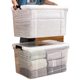 Transparent storage box Handheld book clothes storage box