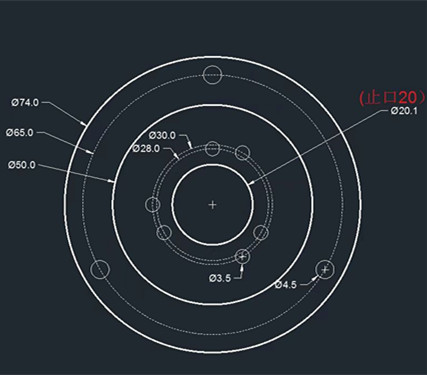 止口20mm旋转编码器支架光电固定架欧姆龙安装e6b2一cwz6c光洋铝-图1