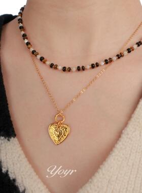 雅丹风百搭项链yoyr钛钢女