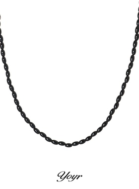 yoyr项链红色米珠项链