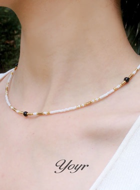 YOYR钛钢串珠女气质原创设计YOYR