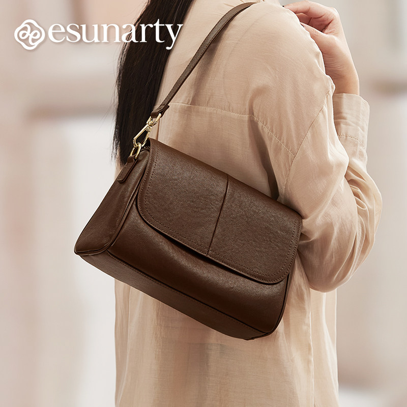 真皮小方包包女士2026新款大容量多层单肩斜挎包高级感中年妈妈包,淘宝优惠券,粉丝福利购,淘宝优惠卷