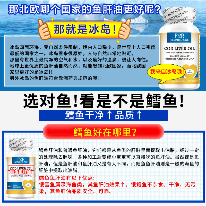 鱼肝油鱼干油丸软胶囊补脑记忆力护眼学生成人眼睛增强中老年-图2