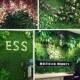 Simulated encrypted indoor balcony artificial turf with flowers