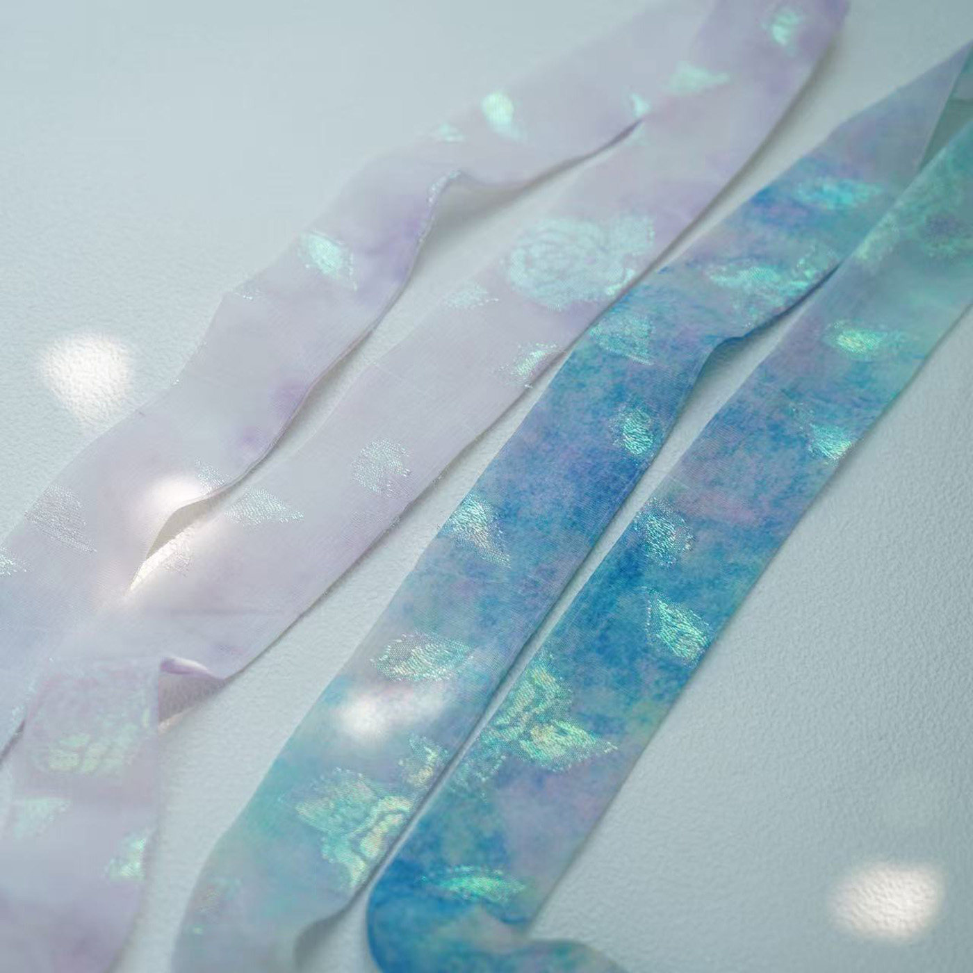 云深雾浅 海洋幻梦 原创晕染感汉服发带长条丝巾飘带古风头绳绑带,淘宝优惠券,粉丝福利购,淘宝优惠卷