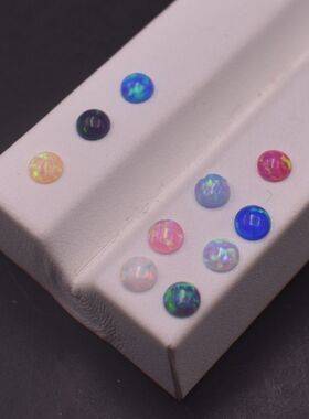 欧泊石澳宝石小芸宝石平底贴片