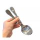 Deepening spoon Desktop split spoon Food grade 304 stainless steel Drink soup with soup spoon with big head and long handle Drink porridge spoon