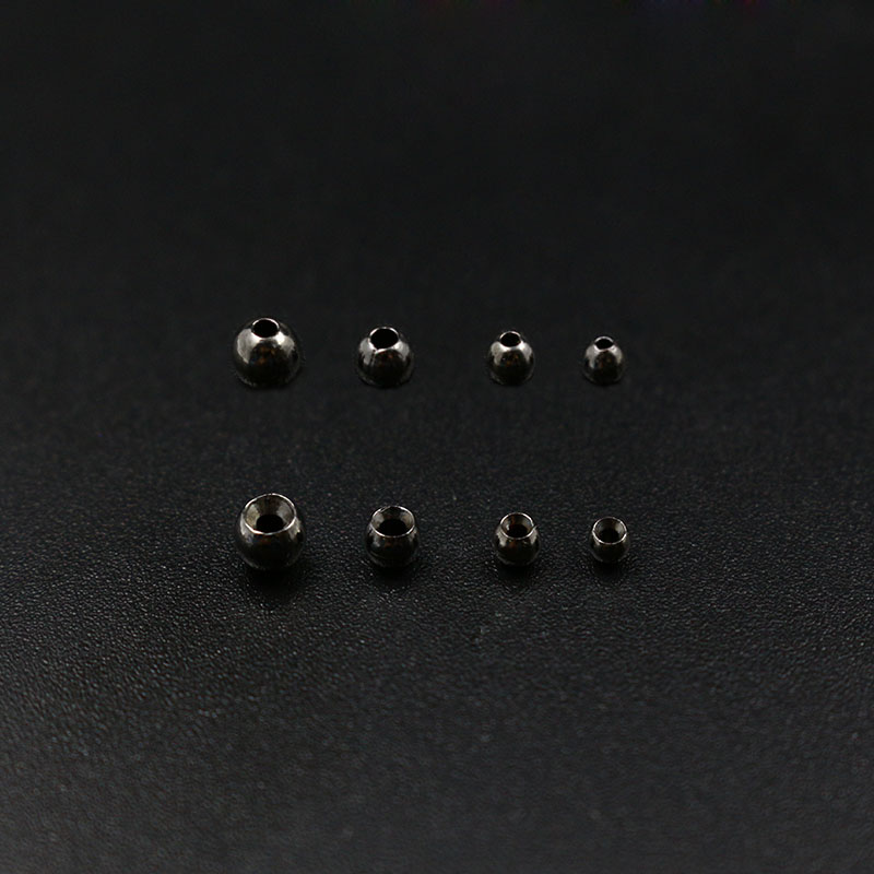 飞蝇绑制材料 钻孔钨珠钨豆 加重若虫头珠 Tungsten round beads - 图3