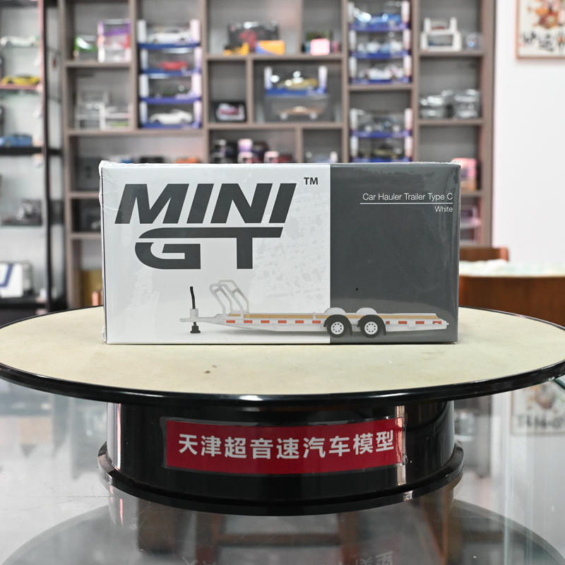 TSM MINIGT 1:64 Car Hauler Trailer 拖架 合金汽车模型 成品 - 图0