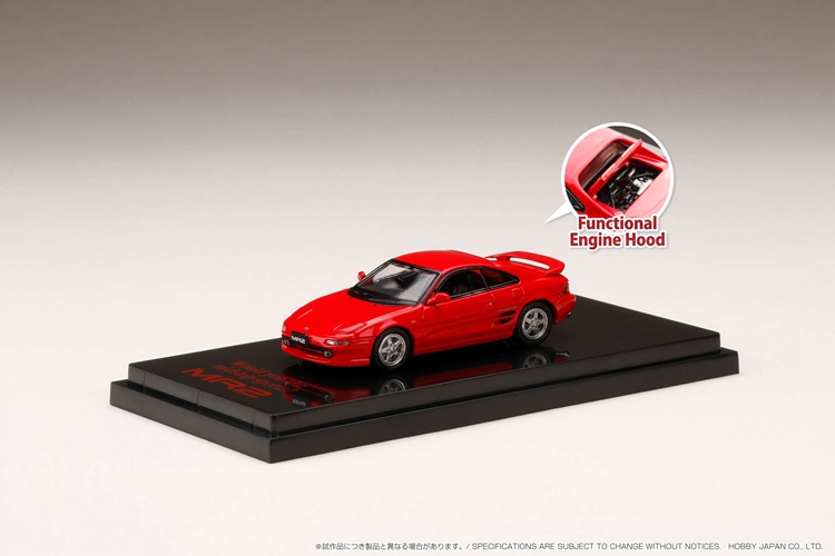 Hobby Japan 1:64 MR2 SW20 GT-S 1996合金汽车模型 翻灯版 成品 - 图1