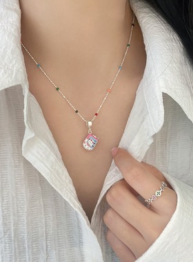 足银S999小狗电话童趣手机吊坠