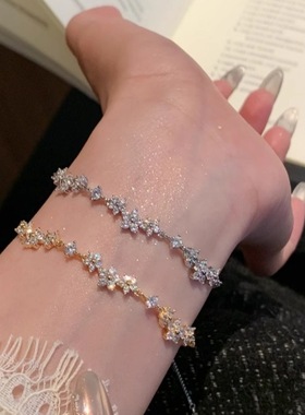 法式梦幻花庭手链女韩式