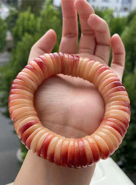 藏式满血骆驼骨切片珠手串骨头珠子手链高档文玩大肠珠子盘玩男女