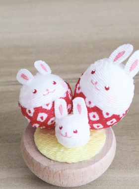 日本龙虎作绢布青蛙摆件招财进宝招福气送礼书桌放置温馨氛围