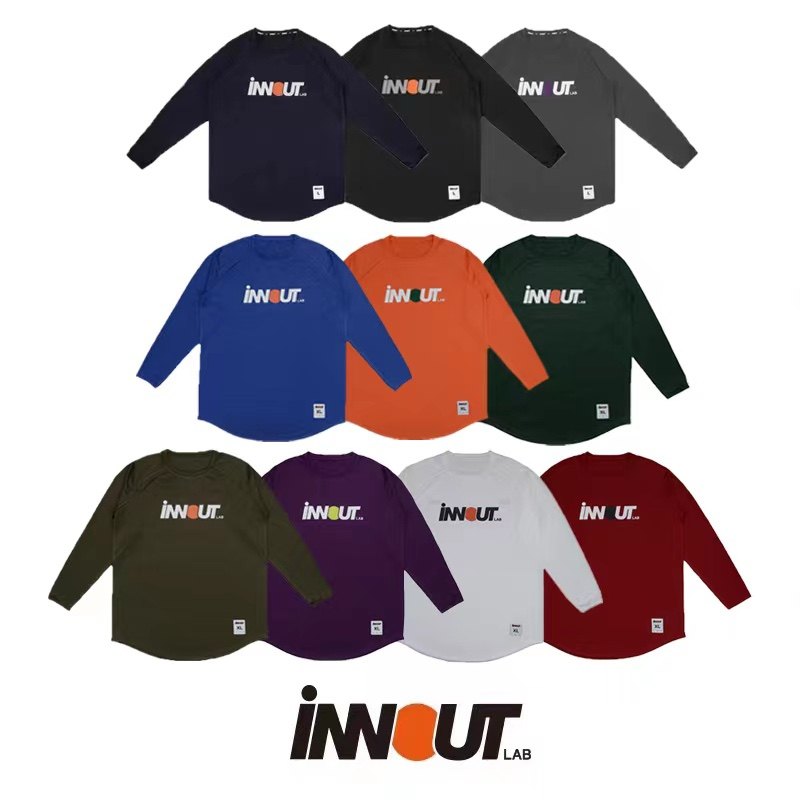 INNOUT LAB 纯色运动长袖薄款T恤男速干篮球训练热身投服健身衣,淘宝优惠券,粉丝福利购,淘宝优惠卷