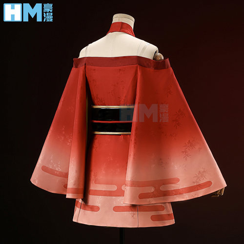现货豪漫超时空辉夜姬辉夜姬cos服暗纹提花面料印花工艺cosplay - 图3