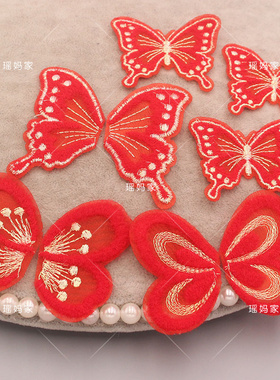 发饰灵动蝴蝶发夹材料