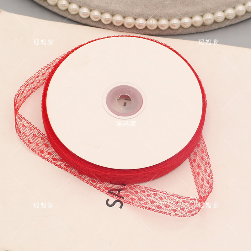 1.5cm点点蕾丝蝴蝶结发饰丝带diy发饰包包其他配饰材料,淘宝优惠券,粉丝福利购,淘宝优惠卷