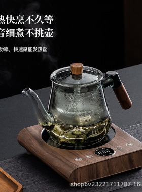 新款超薄迷你电陶炉泡茶保温咖啡蒸煮茶炉家用煮茶炉烧水壶煮茶