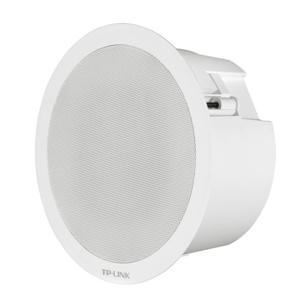 TP-LINK TL-SPK201C-PoE/DC 20W网络吸顶音箱 NVR管理嵌入式安装,淘宝优惠券,粉丝福利购,淘宝优惠卷