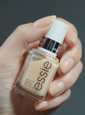 ESSIE玻璃果冻透裸色指甲油免烤