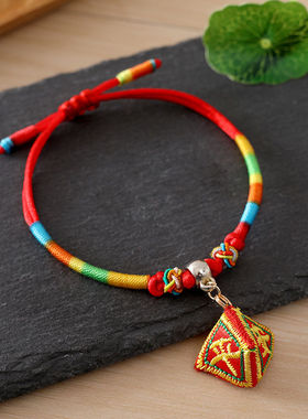 儿童端午五彩绳手工编织